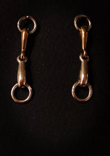 Load image into Gallery viewer, Silver Steed Snaffle Bit Stud Earrings