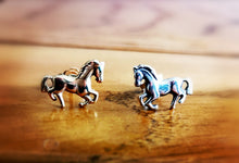 Load image into Gallery viewer, Silver Steed Small Silver Horse Stud Earrings 2