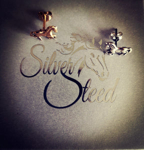 Silver Steed Small Silver Horse Stud Earrings 2