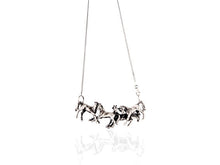 Load image into Gallery viewer, Silver Steed Herd Necklace