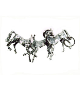 Silver Steed Herd Necklace