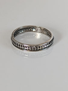 Silver Steed Filigree Ring 1