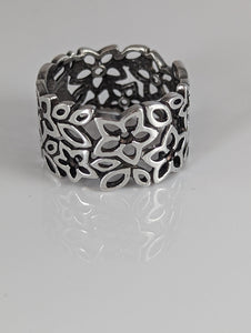Silver Steed Filigree Ring 2