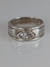 Load image into Gallery viewer, Silver Steed Silver Zirconia Band