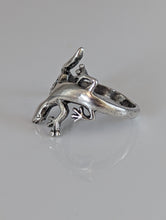 Load image into Gallery viewer, Silver Steed Lizard Ring