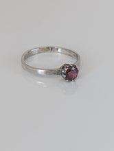 Load image into Gallery viewer, Silver Steed Silver Ruby Zirconia Ring