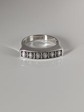Load image into Gallery viewer, Silver Steed Greek Theme Ring