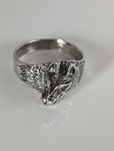 Load image into Gallery viewer, Silver Steed Wolf Silver Ring