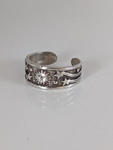 Silver Steed Galaxy Adjustable Silver Band