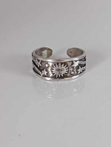 Silver Steed Galaxy Adjustable Silver Band
