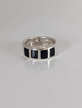 Load image into Gallery viewer, Silver Steed Black Mass Silver Band