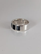 Load image into Gallery viewer, Silver Steed Black Mass Silver Band