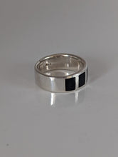 Load image into Gallery viewer, Silver Steed Black Mass Silver Band