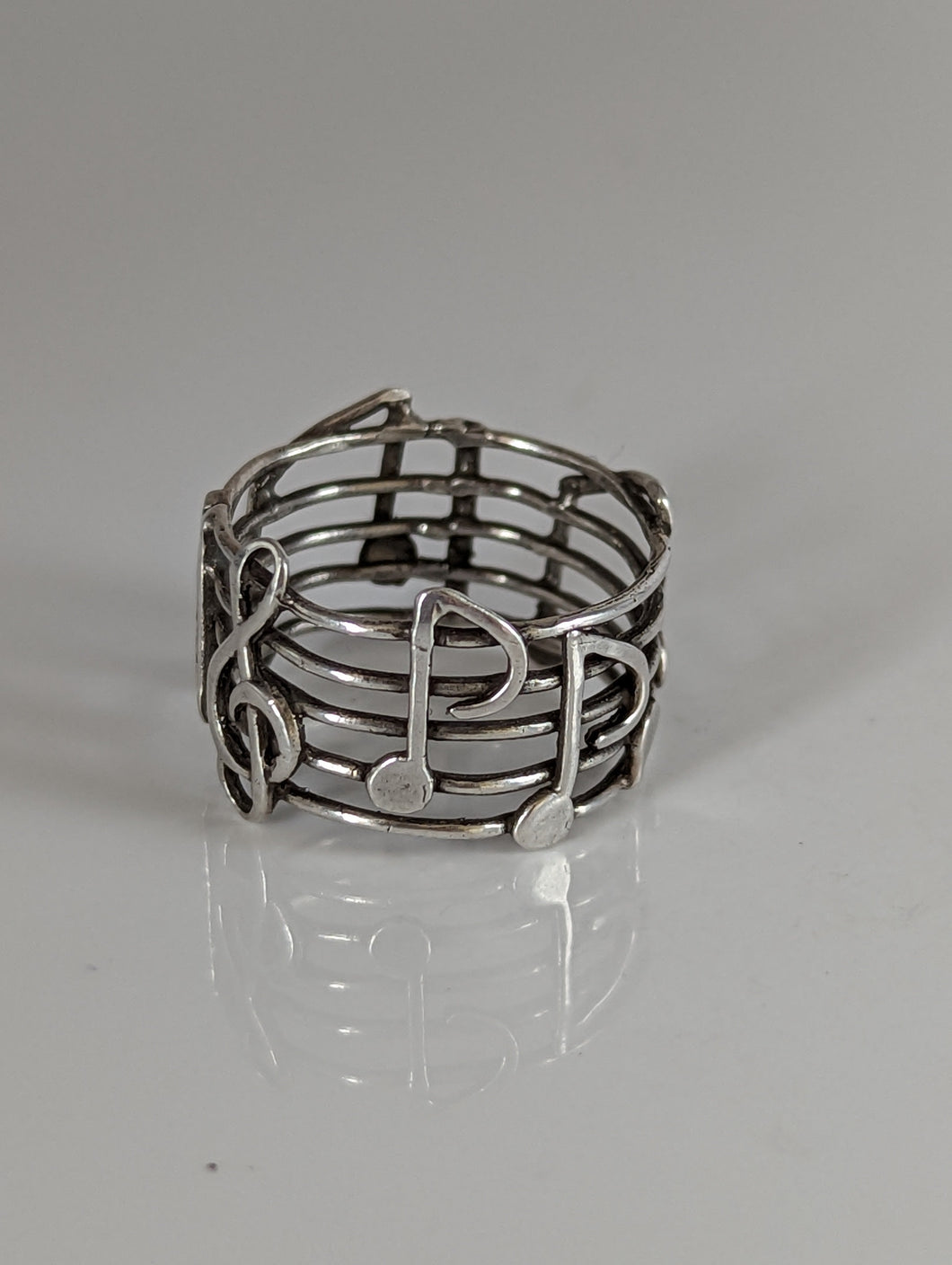 Silver Steed Music Notes Band