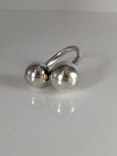 Load image into Gallery viewer, Silver Steed Extra Large Balls One Size Ring