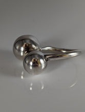 Load image into Gallery viewer, Silver Steed Extra Large Balls One Size Ring