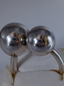 Silver Steed Extra Large Balls One Size Ring