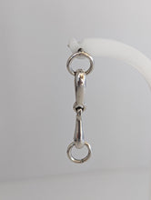 Load image into Gallery viewer, Silver Steed Snaffle Bit Stud Earrings