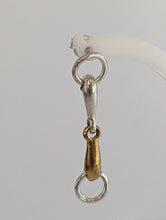 Load image into Gallery viewer, Silver Steed Snaffle Bit Stud Earrings