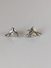 Load image into Gallery viewer, Silver Steed Silver Saddle Stud Earrings