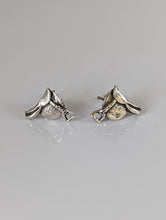 Load image into Gallery viewer, Silver Steed Silver Saddle Stud Earrings