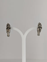 Load image into Gallery viewer, Silver Steed 3D Horse Head Studs 2