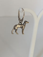 Load image into Gallery viewer, Silver Steed Dropped Greyhound Earrings