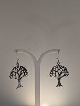 Load image into Gallery viewer, Silver Steed Fruit Tree Dangling Earrings