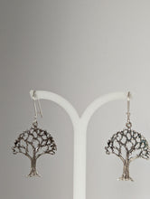 Load image into Gallery viewer, Silver Steed Fruit Tree Dangling Earrings