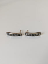 Load image into Gallery viewer, Silver Steed Greek Motive Stud Earrings