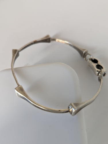 Silver Steed All about hoofnails bangle