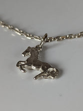 Load image into Gallery viewer, Silver Steed Horse on a Chain Delicate Bracelet