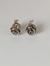 Load image into Gallery viewer, Silver Steed Carnation Stud Earrings