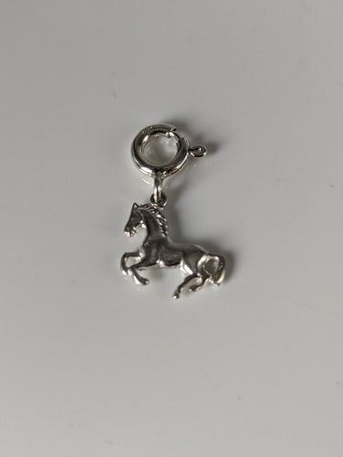 Silver Steed Galloping Horse 2 Silver Charm