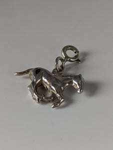 Silver Steed Galloping Horse Silver Charm