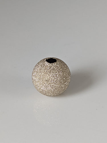 Silver Steed Glitter Ball Silver Pendant/Charm
