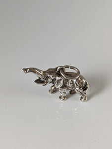 Silver Steed Elephant Silver Pendant
