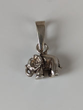 Load image into Gallery viewer, Silver Steed Elephant Silver Pendant
