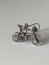 Load image into Gallery viewer, Silver Steed Bicycles Dropped Earrings
