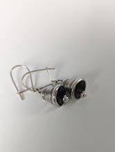 Load image into Gallery viewer, Silver Steed Bells Dropped Earrings