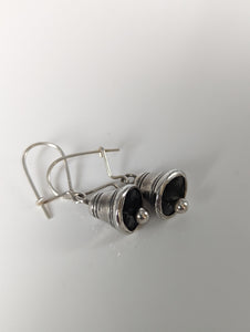Silver Steed Bells Dropped Earrings