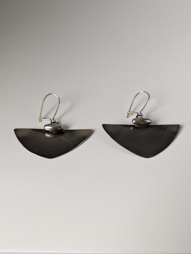 Silver Steed Isosceles Dropped Earrings