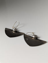 Load image into Gallery viewer, Silver Steed Isosceles Dropped Earrings