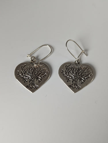 Silver Steed Love for Trees Dropped Earrings