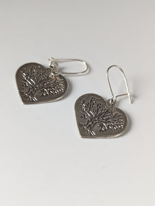 Silver Steed Love for Trees Dropped Earrings