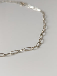 Silver Steed Slim Link Silver Bracelet