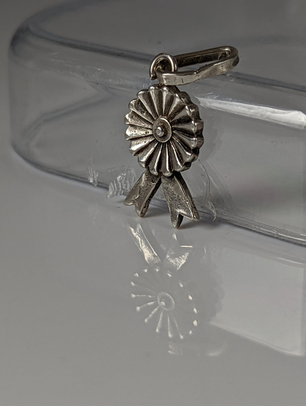 Silver Steed Rosette Silver Pendant