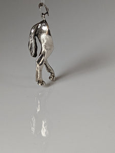 Silver Steed Hindquarters Silver Pendant