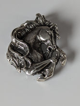 Load image into Gallery viewer, Silver Steed Wild Horse Silver Charm