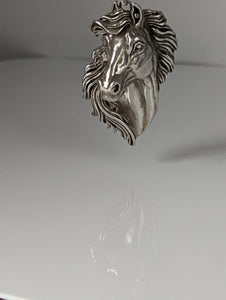 Silver Steed Signature Horse head Pendant